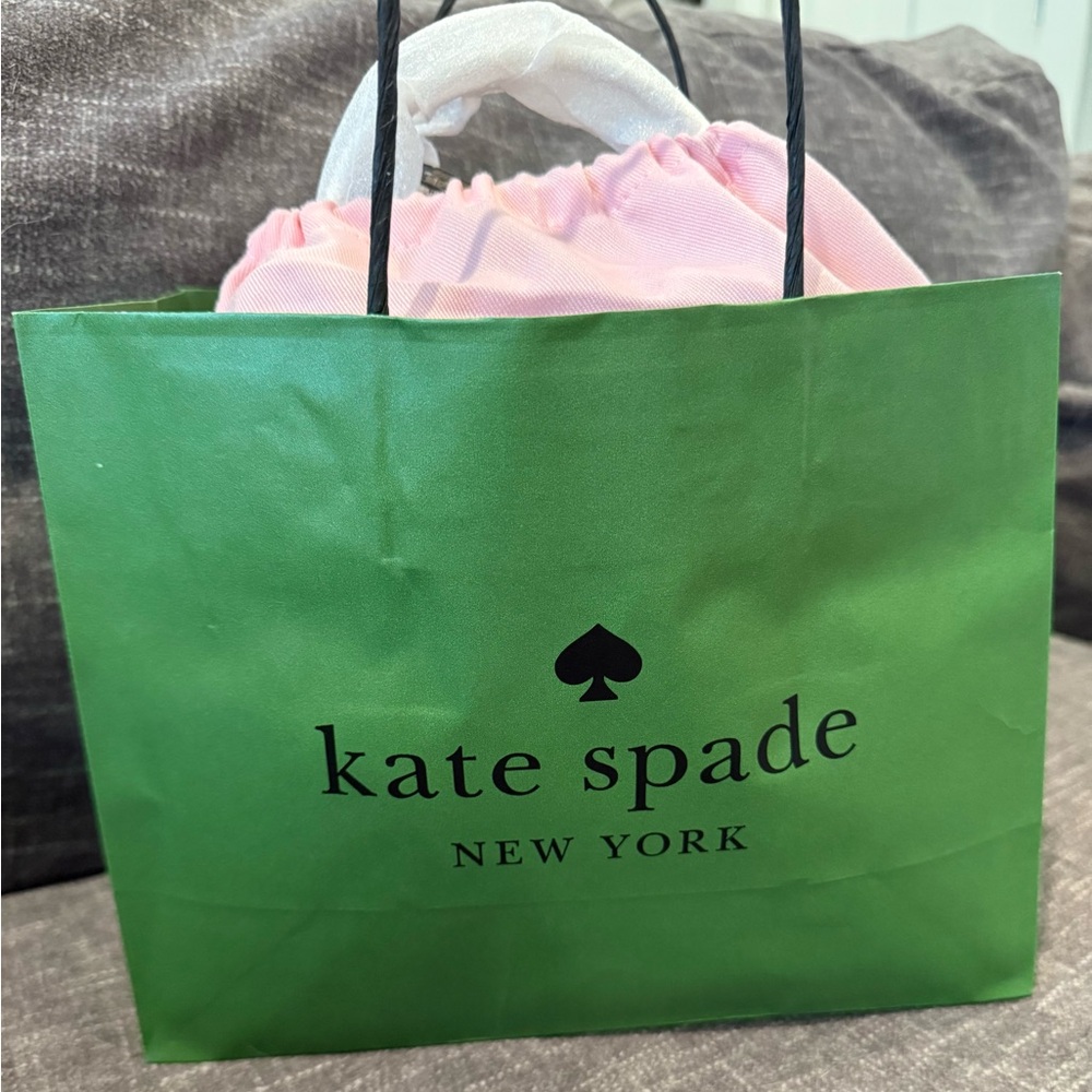Kate Spade Rose 3d Natural and White Handbag with spade flower Wallet - Picture 13 of 13